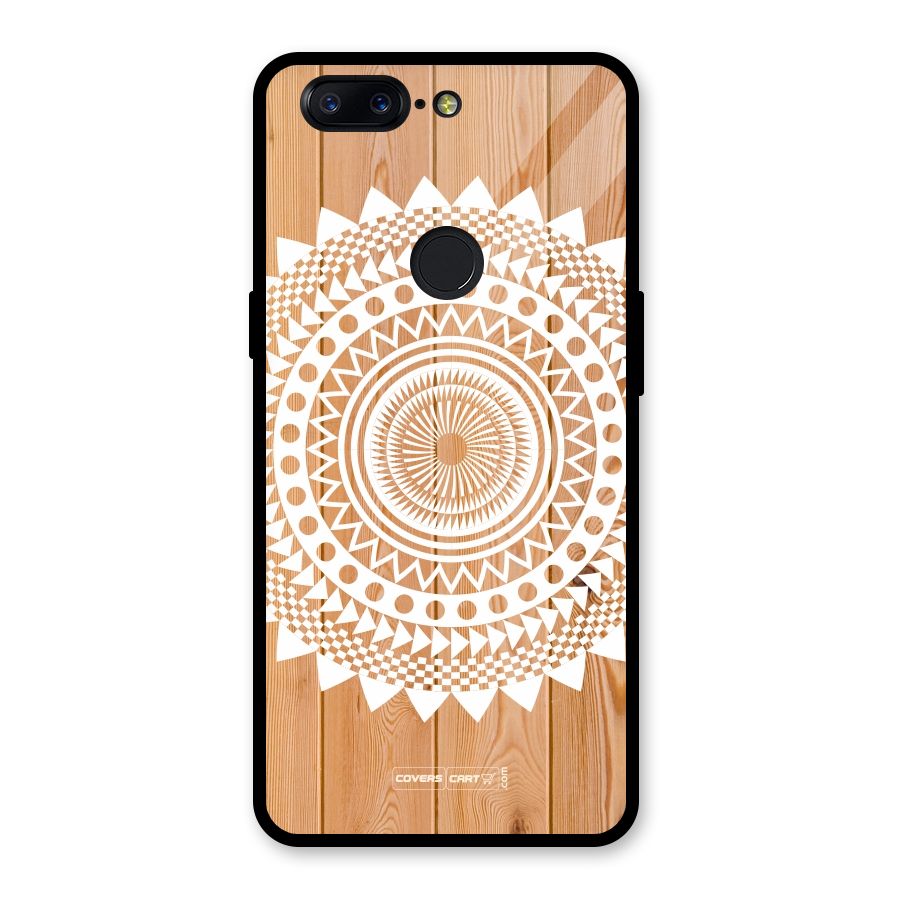 Mandala Design Glass Back Case for OnePlus 5T