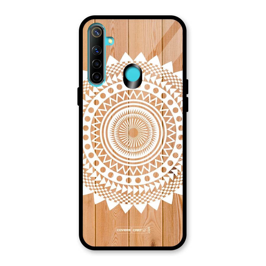 Mandala Design Glass Back Case for Realme Narzo 10