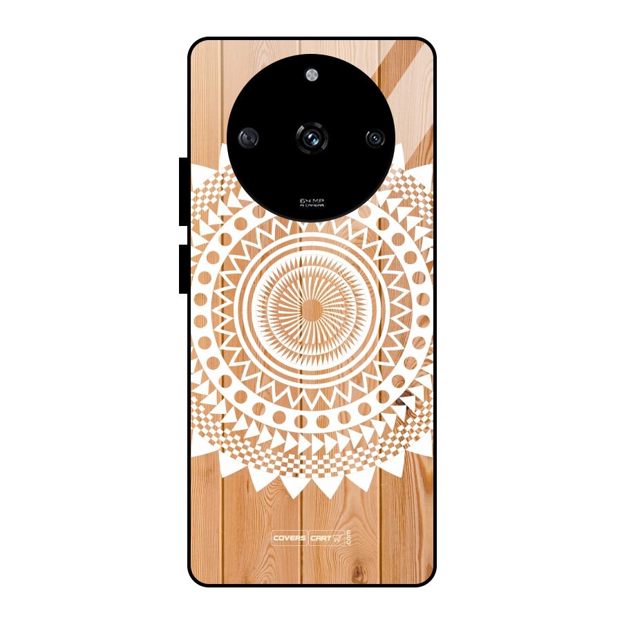 Mandala Design Glass Back Case for Realme Narzo 60 5G