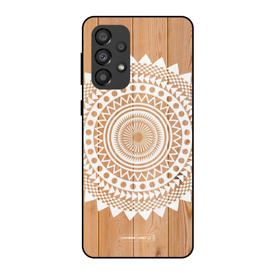 Mandala Design Metal Back Case for Galaxy A33 5G