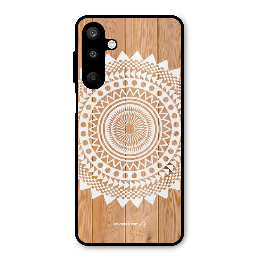 Mandala Design Metal Back Case for Galaxy M16