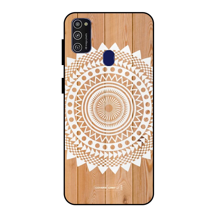 Mandala Design Metal Back Case for Galaxy M30s
