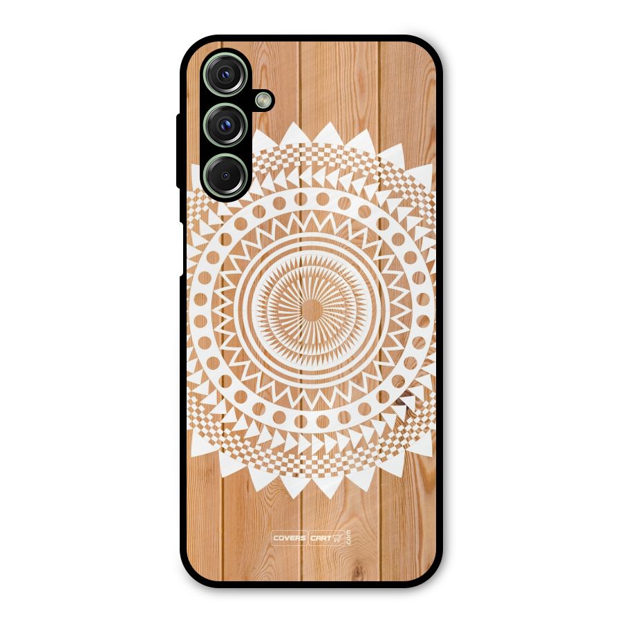 Mandala Design Metal Back Case for Galaxy M34