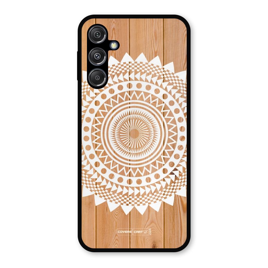 Mandala Design Metal Back Case for Galaxy M34 5G