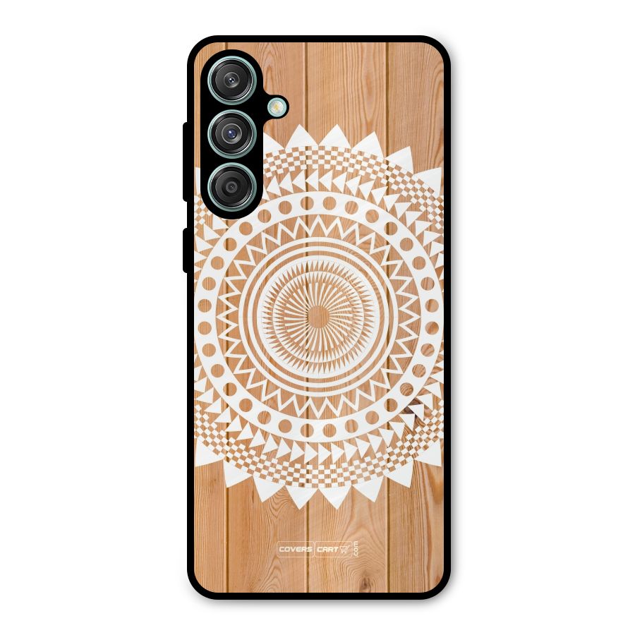 Mandala Design Metal Back Case for Galaxy M55 5G