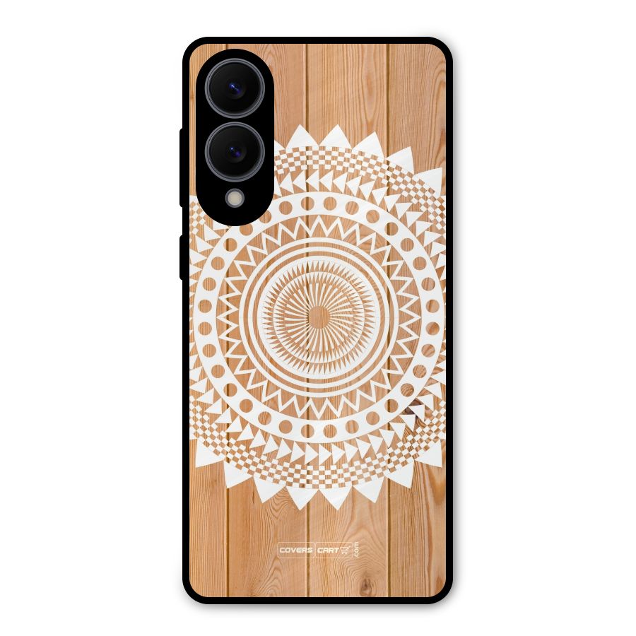 Mandala Design Metal Back Case for Galaxy S25 Edge