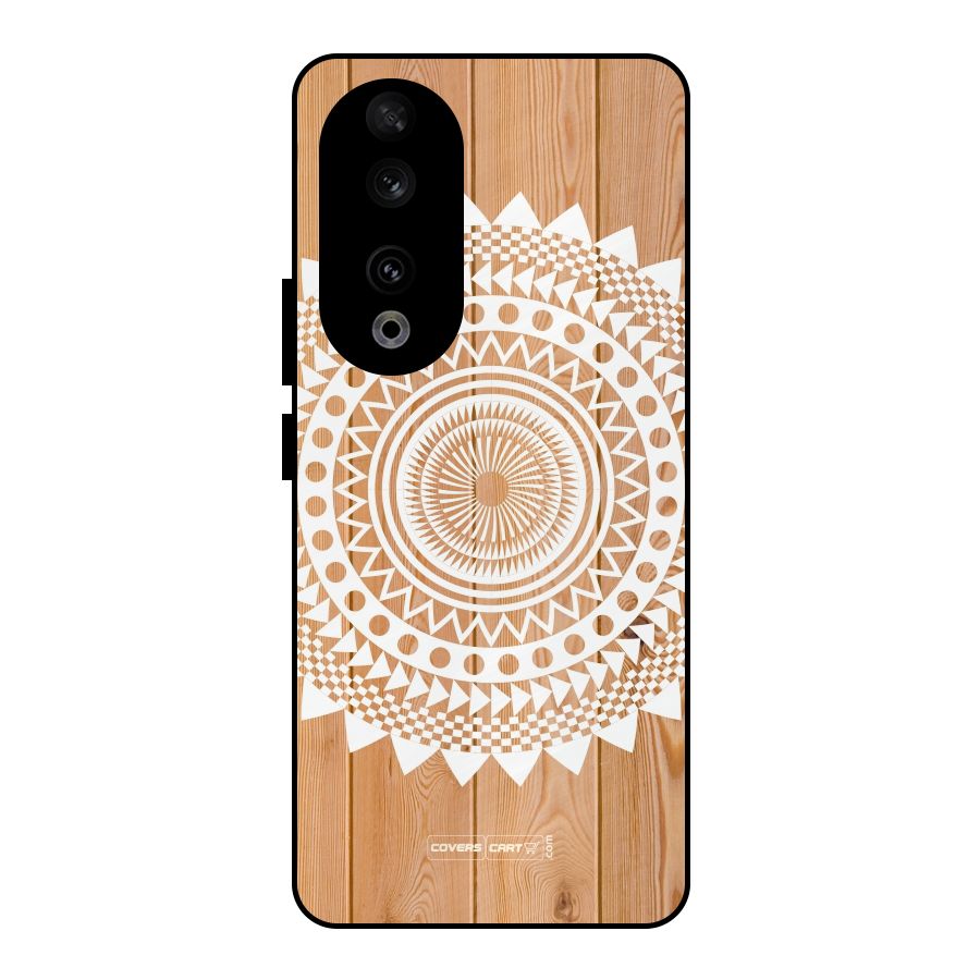 Mandala Design Metal Back Case for Honor 90