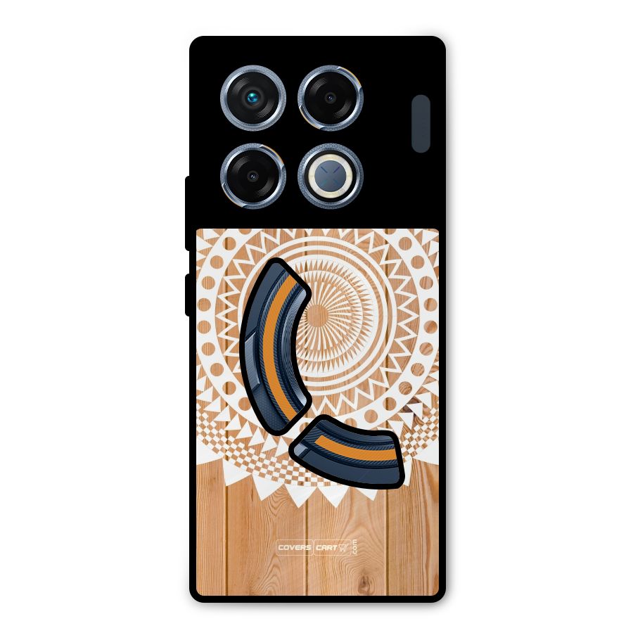 Mandala Design Metal Back Case for Infinix GT 20 Pro