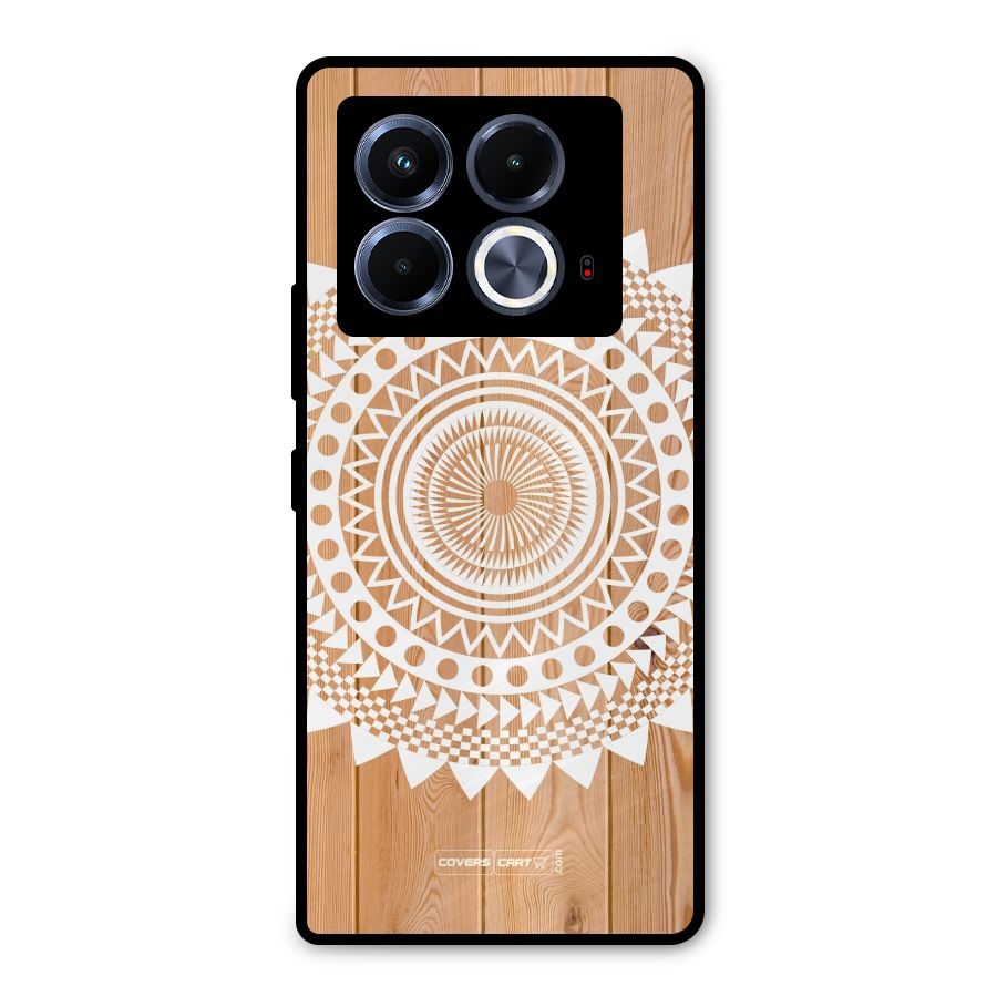 Mandala Design Metal Back Case for Infinix Note 40 5G