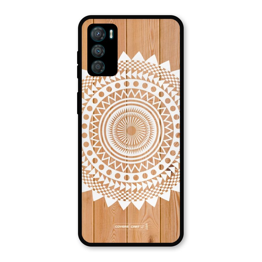 Mandala Design Metal Back Case for Moto G42