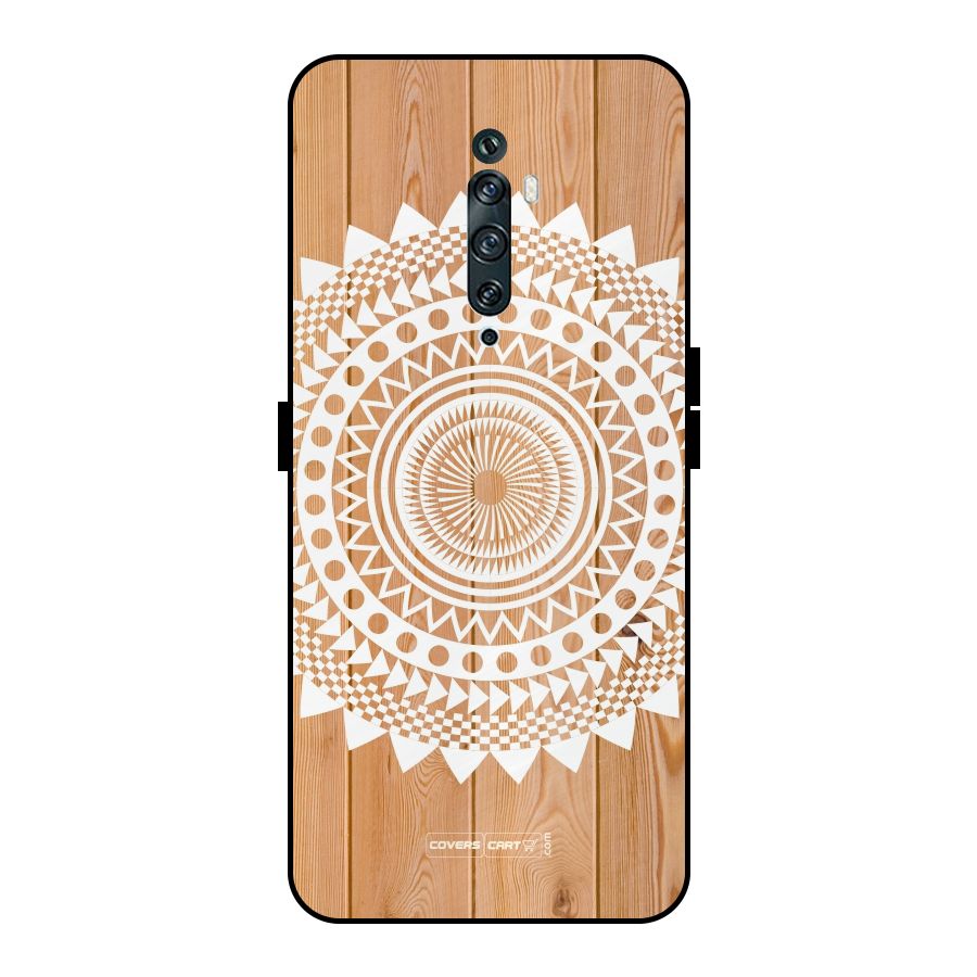 Mandala Design Metal Back Case for Oppo Reno2 Z