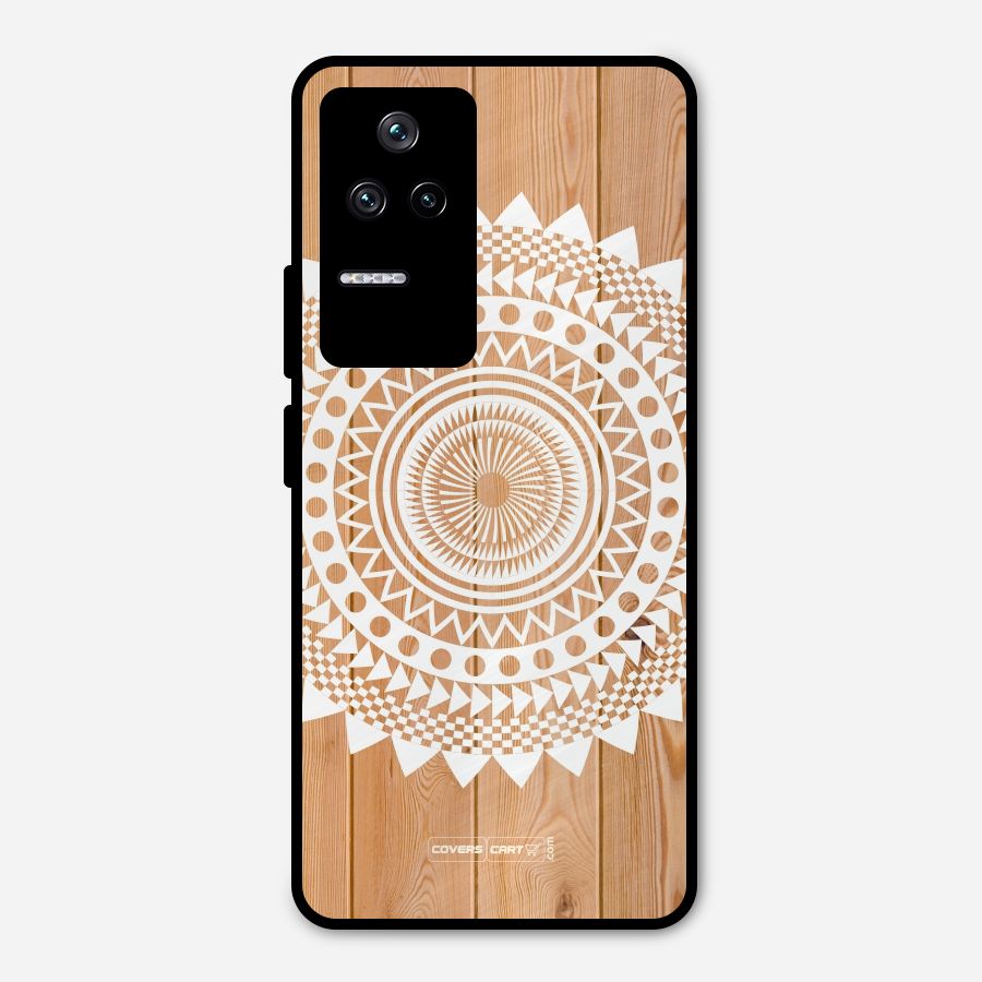 Mandala Design Metal Back Case for Poco F4 5G