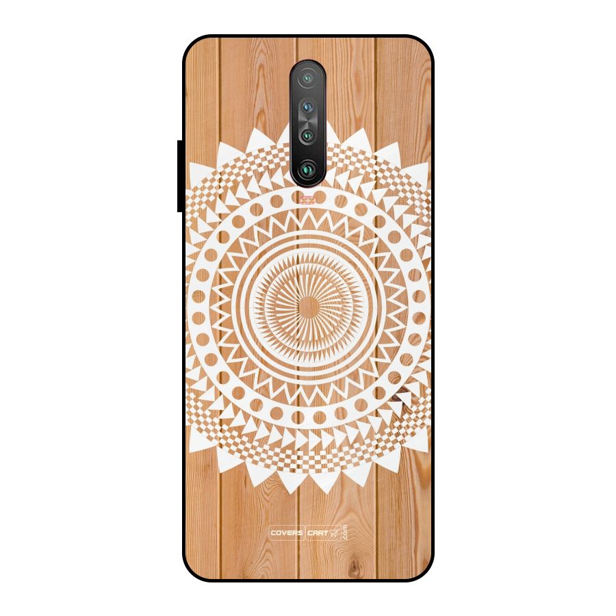 Mandala Design Metal Back Case for Poco X2