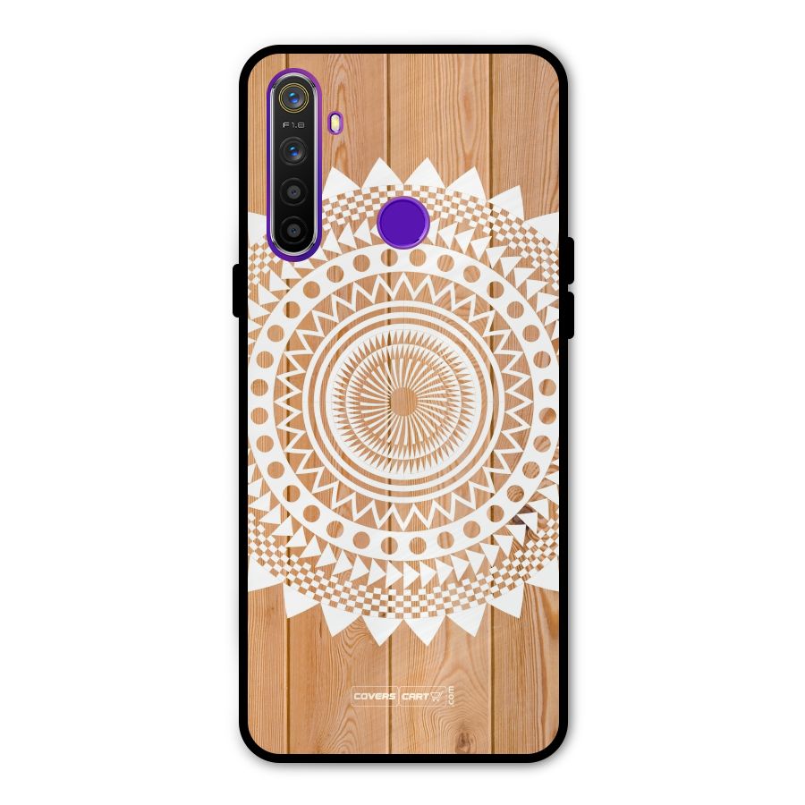 Mandala Design Metal Back Case for Realme 5