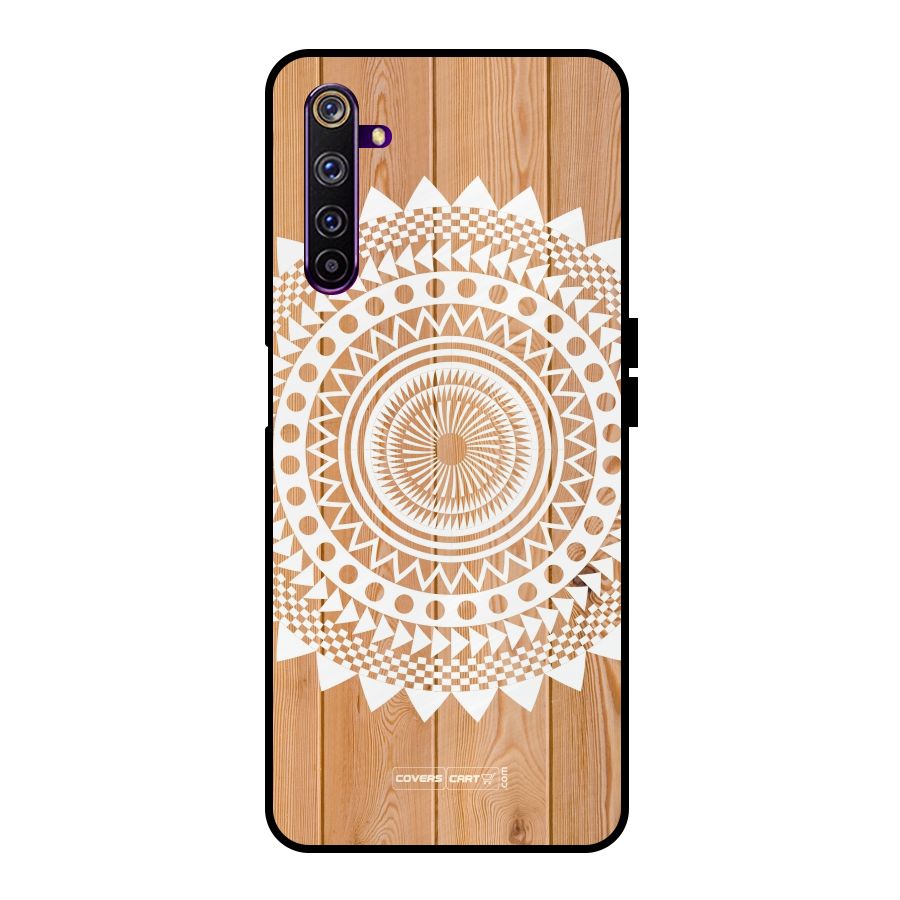 Mandala Design Metal Back Case for Realme 6 Pro