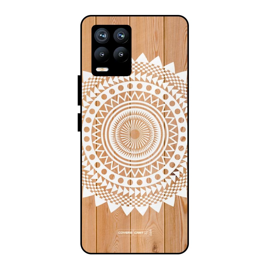 Mandala Design Metal Back Case for Realme 8 Pro
