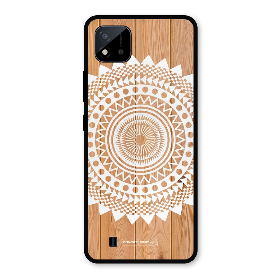 Mandala Design Metal Back Case for Realme C11 2021