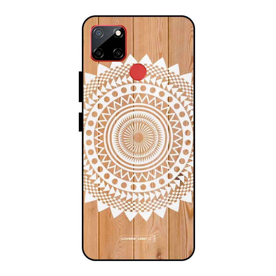 Mandala Design Metal Back Case for Realme C12