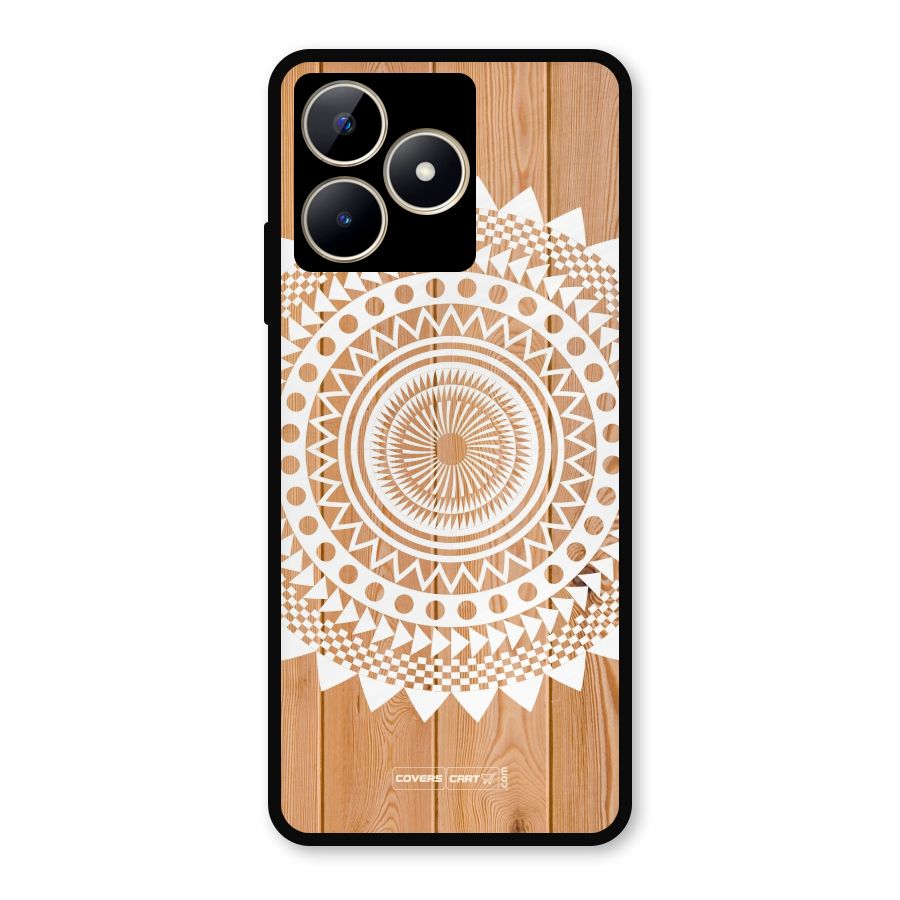 Mandala Design Metal Back Case for Realme C53