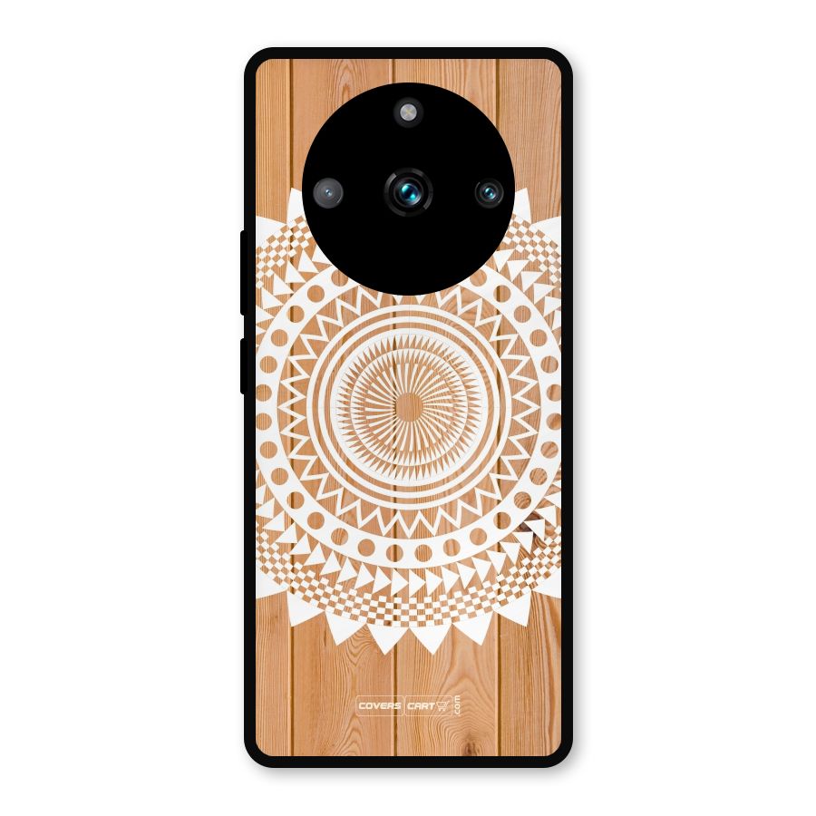 Mandala Design Metal Back Case for Realme Narzo 60 Pro