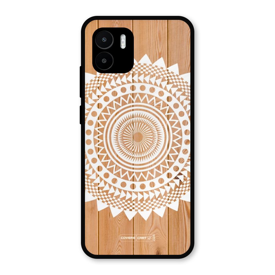 Mandala Design Metal Back Case for Redmi A2