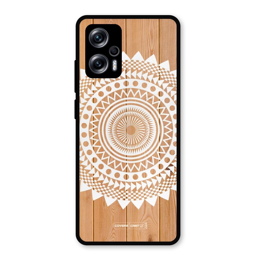 Mandala Design Metal Back Case for Redmi K50i