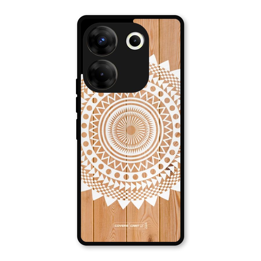 Mandala Design Metal Back Case for Tecno Camon 20