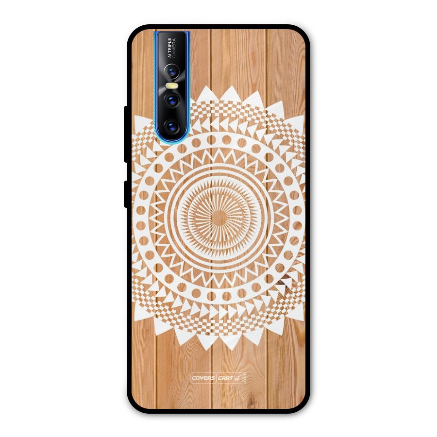 Mandala Design Metal Back Case for Vivo V15 Pro