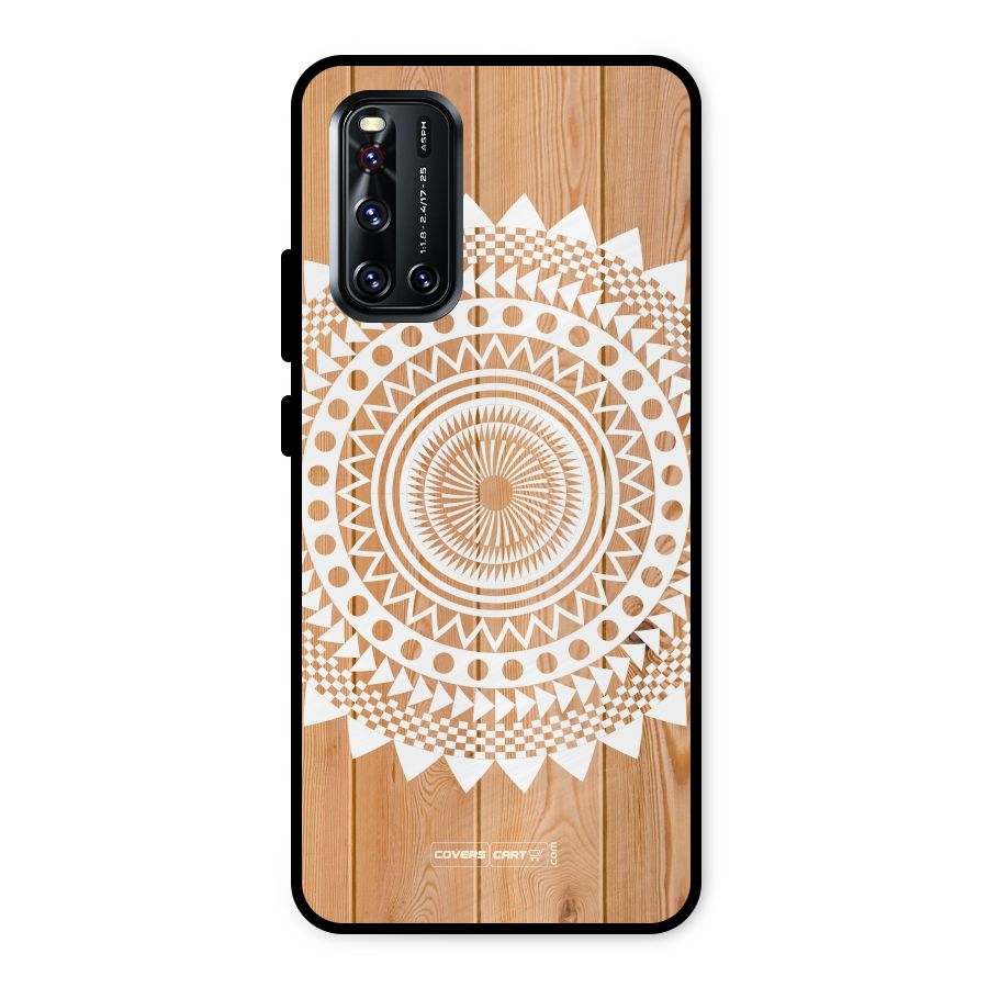 Mandala Design Metal Back Case for Vivo V19