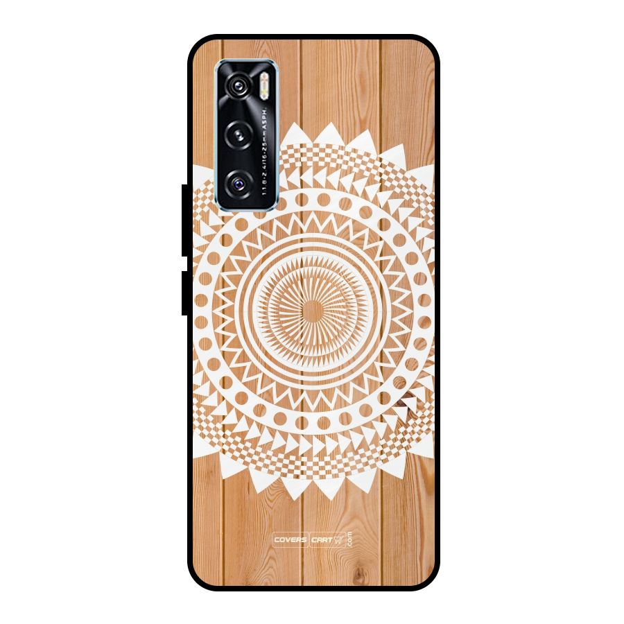 Mandala Design Metal Back Case for Vivo V20 SE