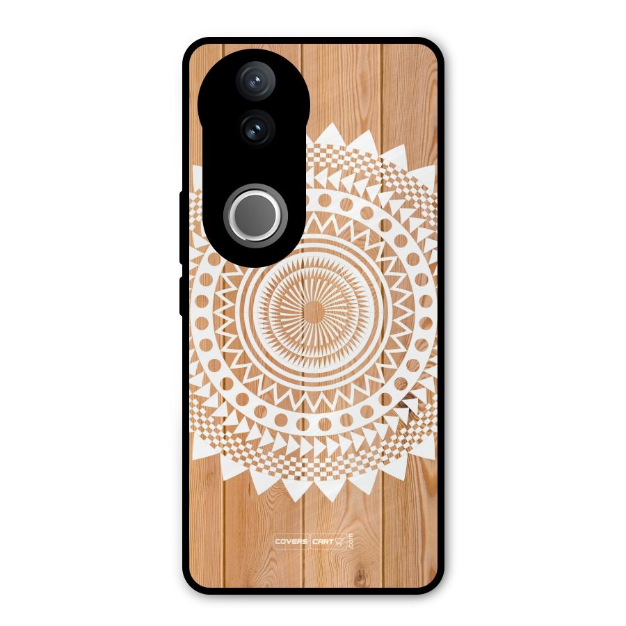 Mandala Design Metal Back Case for Vivo V50e