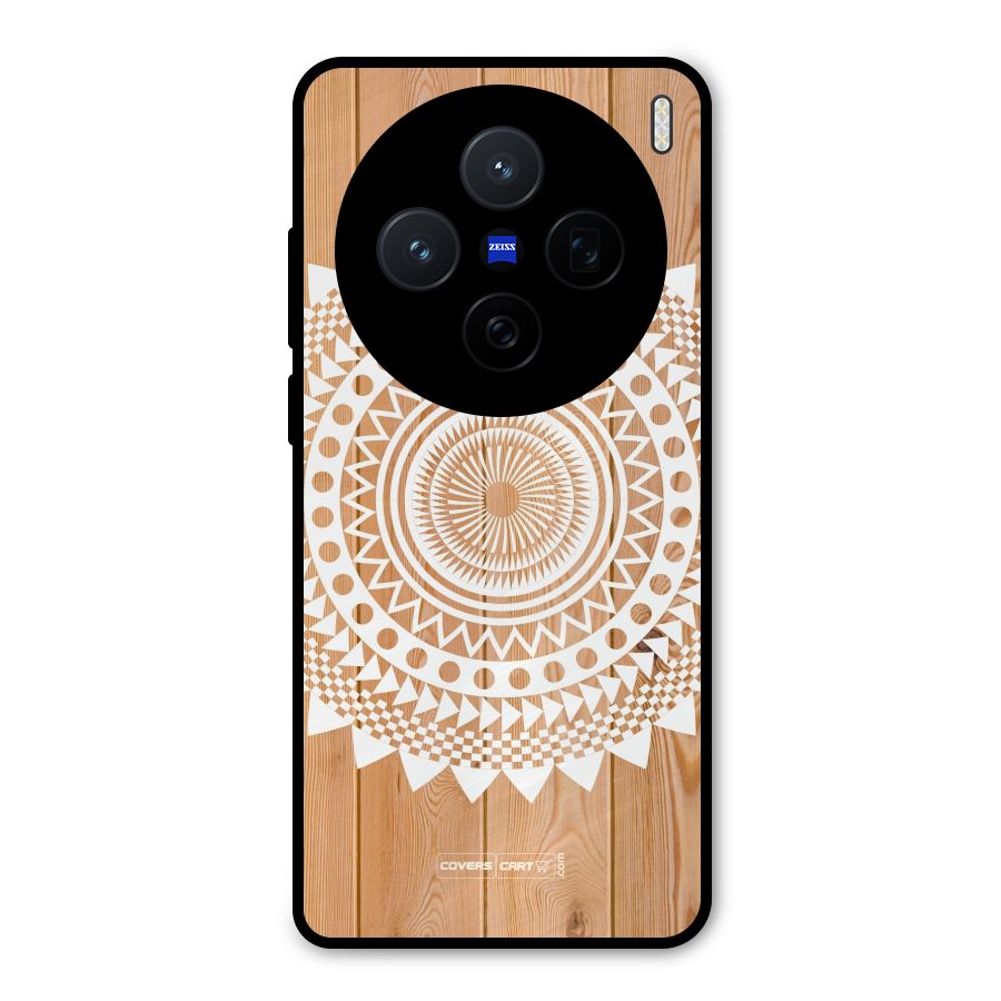 Mandala Design Metal Back Case for Vivo X200