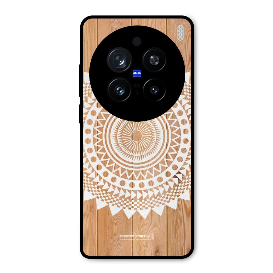 Mandala Design Metal Back Case for Vivo X200 Pro