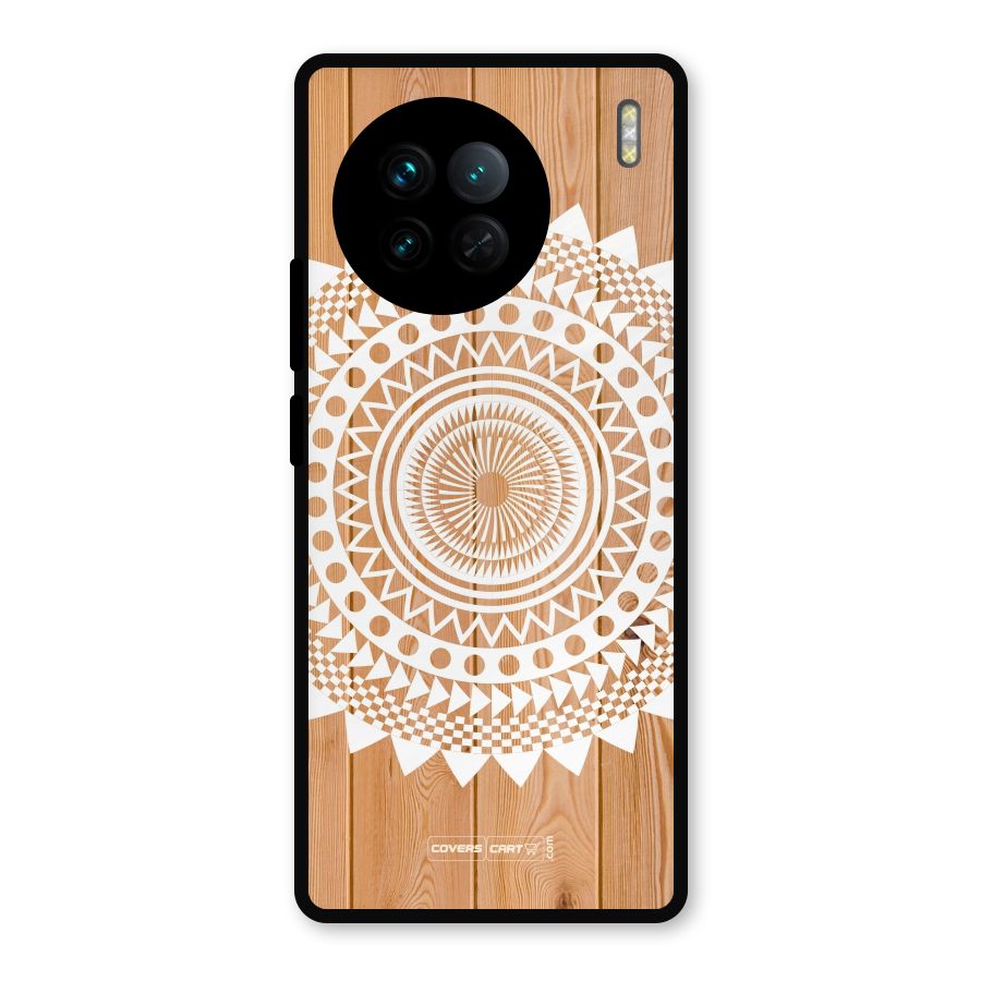 Mandala Design Metal Back Case for Vivo X90
