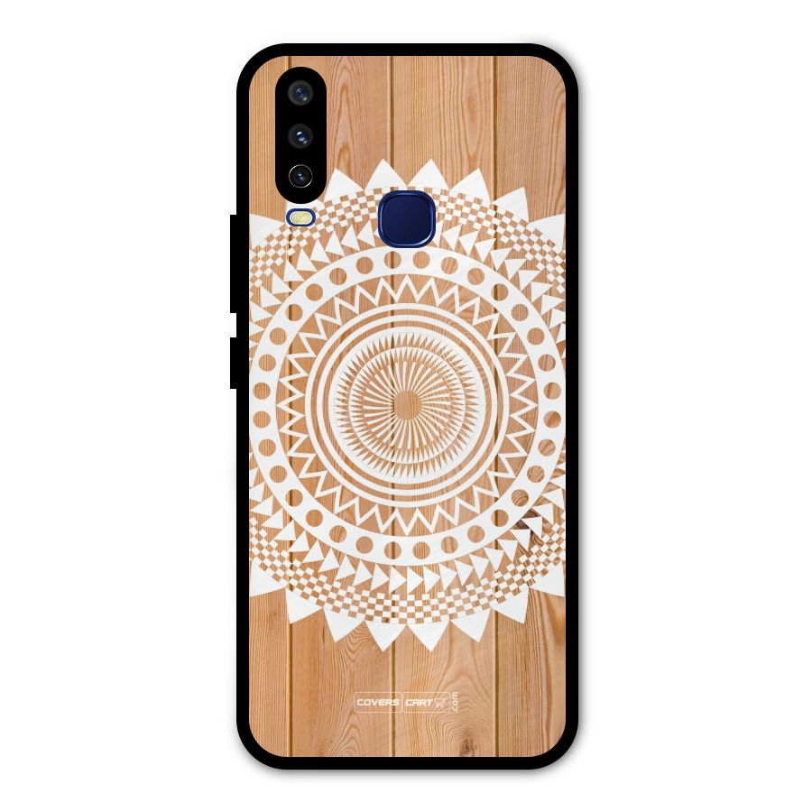 Mandala Design Metal Back Case for Vivo Y15