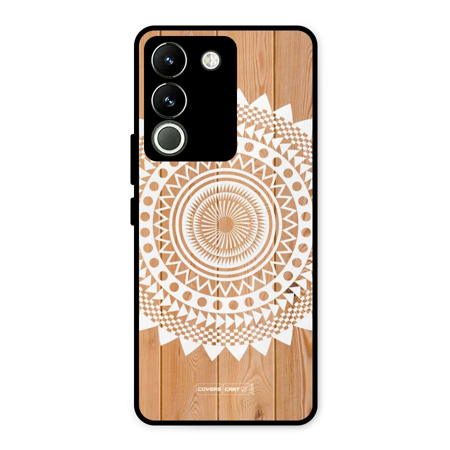 Mandala Design Metal Back Case for Vivo Y200