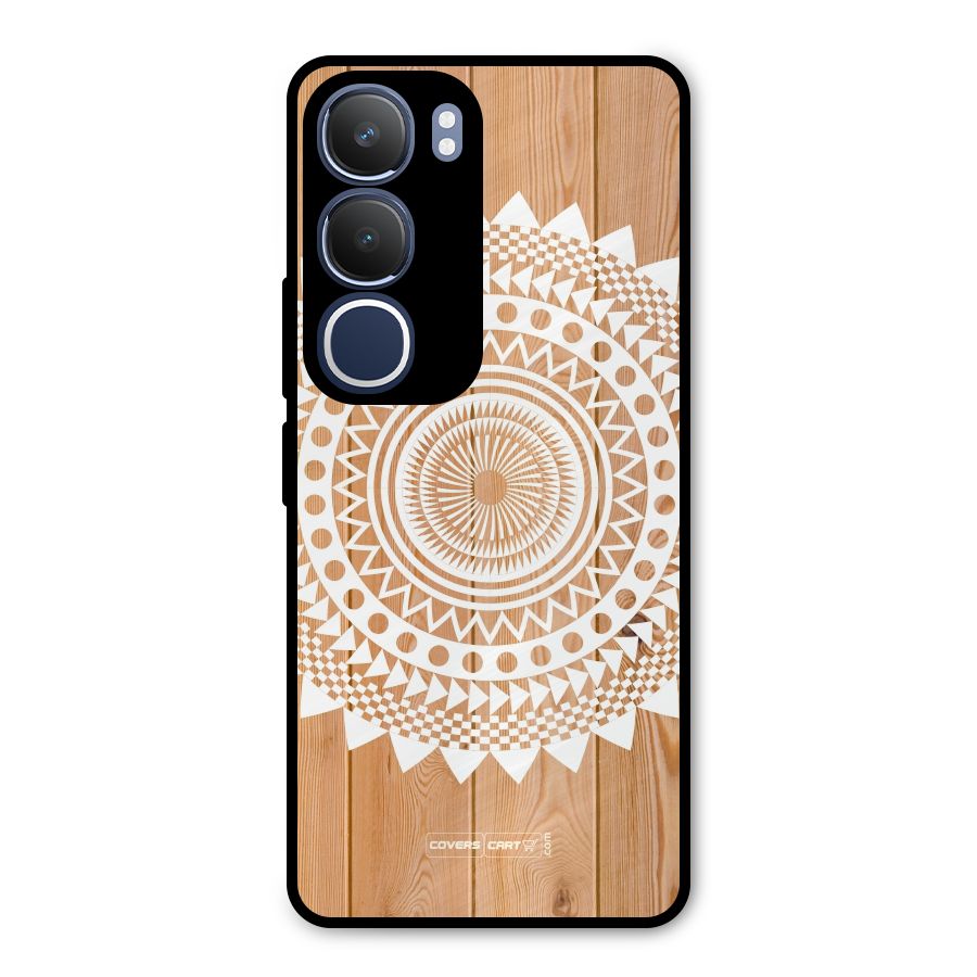 Mandala Design Metal Back Case for Vivo Y29
