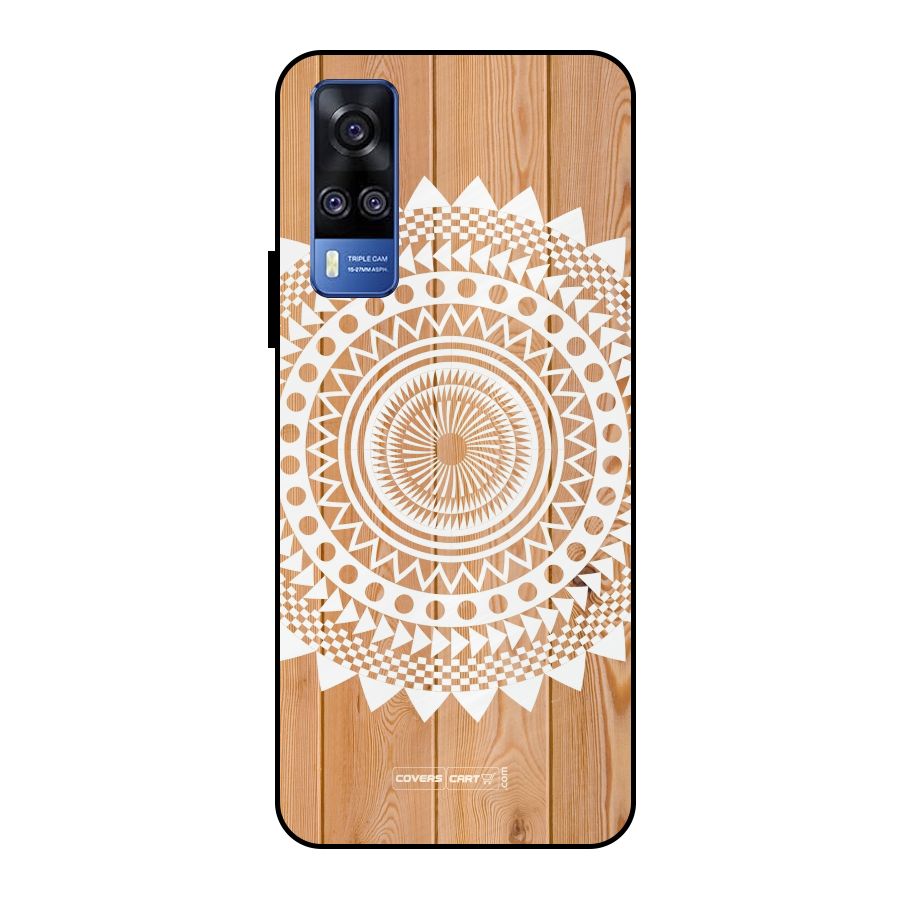 Mandala Design Metal Back Case for Vivo Y51