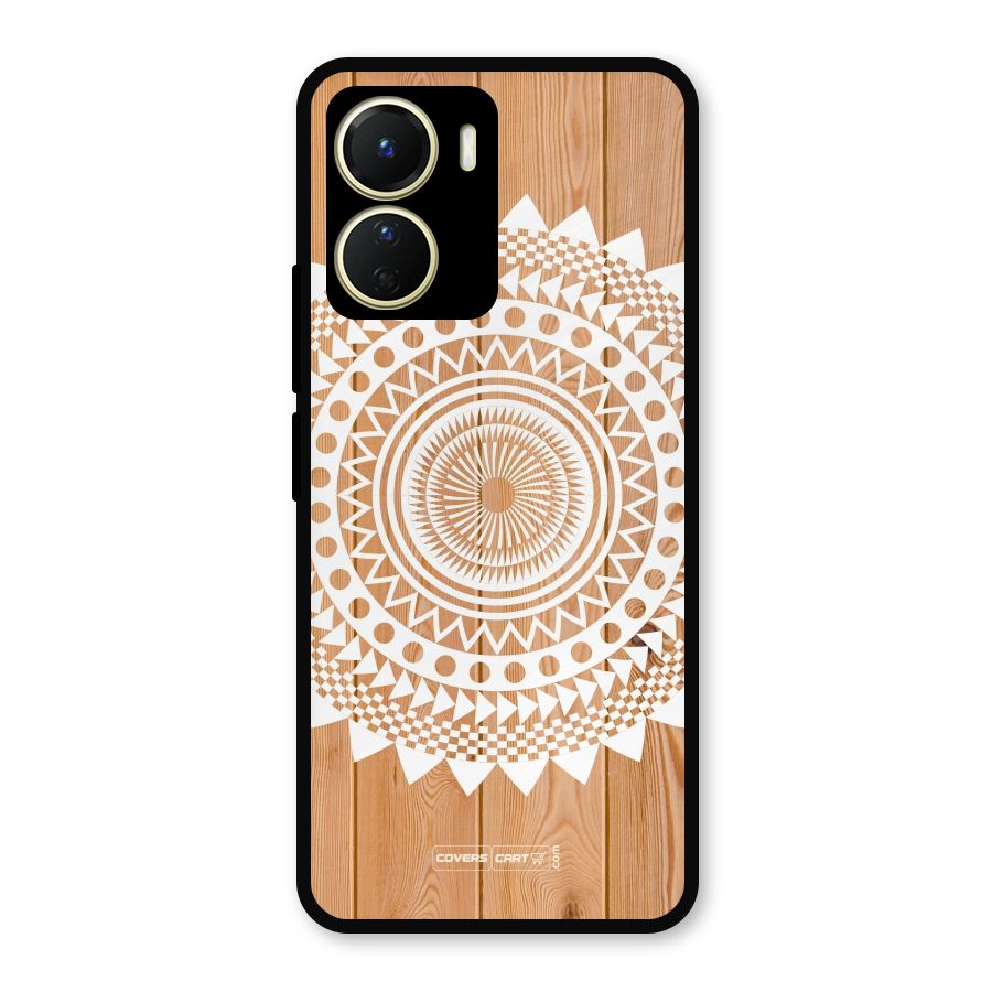 Mandala Design Metal Back Case for Vivo Y56