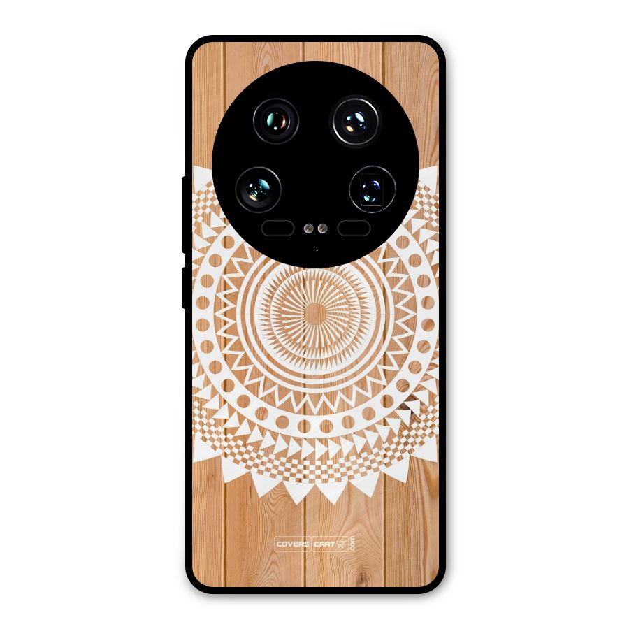 Mandala Design Metal Back Case for Xiaomi 14 Ultra