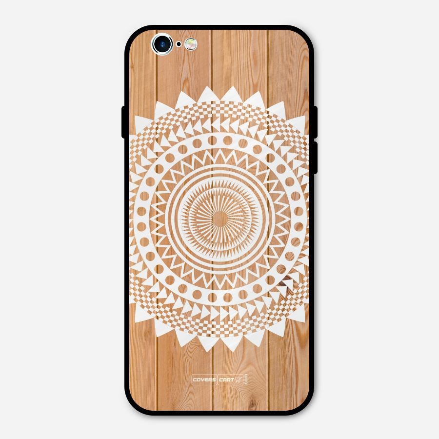 Mandala Design Metal Back Case for iPhone 6 6s