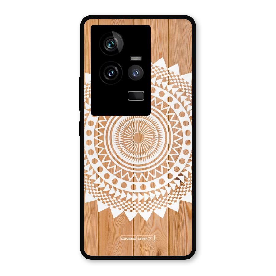 Mandala Design Metal Back Case for iQOO 11 5G