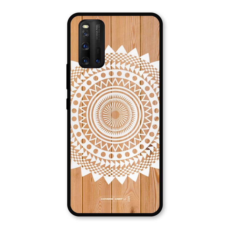 Mandala Design Metal Back Case for iQOO 3