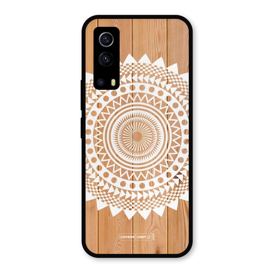 Mandala Design Metal Back Case for iQOO Z3