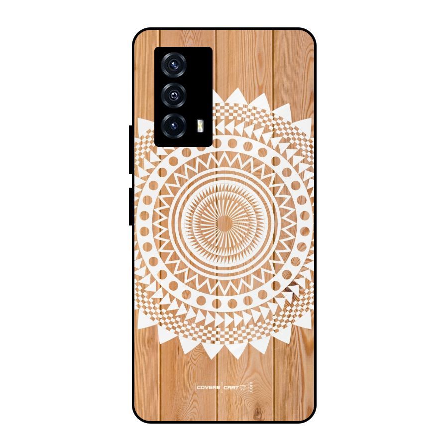 Mandala Design Metal Back Case for iQOO Z5