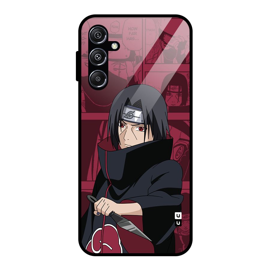Mang Itachi Glass Back Case for Galaxy M34 5G