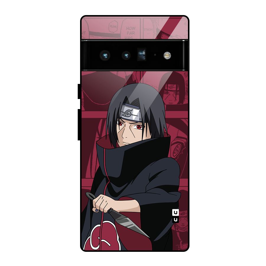 Mang Itachi Glass Back Case for Google Pixel 6 Pro