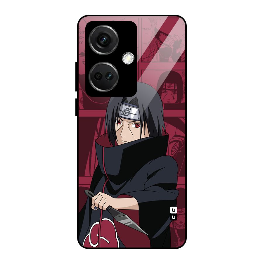 Mang Itachi Glass Back Case for OnePlus Nord CE 3 5G