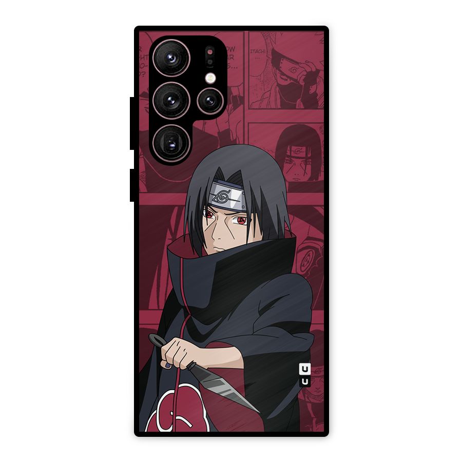 Mang Itachi Metal Back Case for Galaxy S22 Ultra 5G