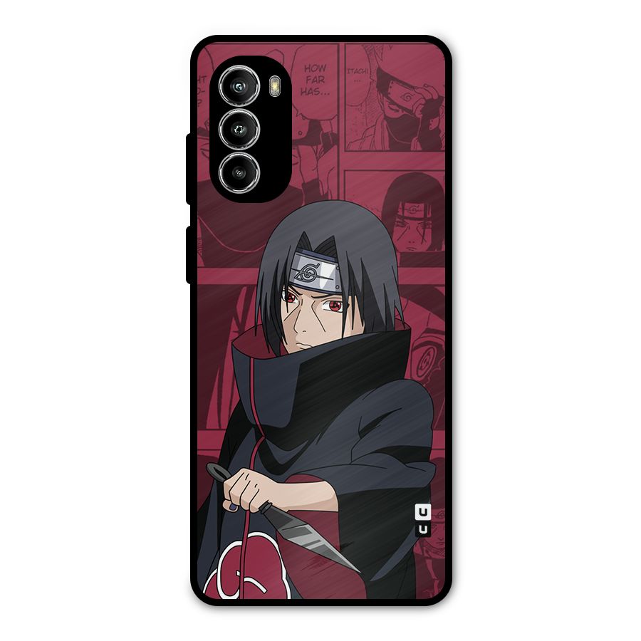 Mang Itachi Metal Back Case for Moto G52